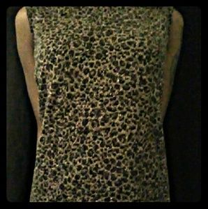 Leopard Print Sleeveless Top